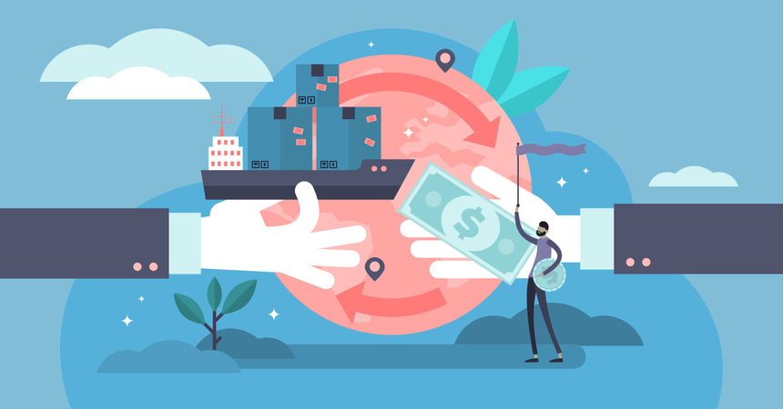 Corp to corp business partnerships visualization