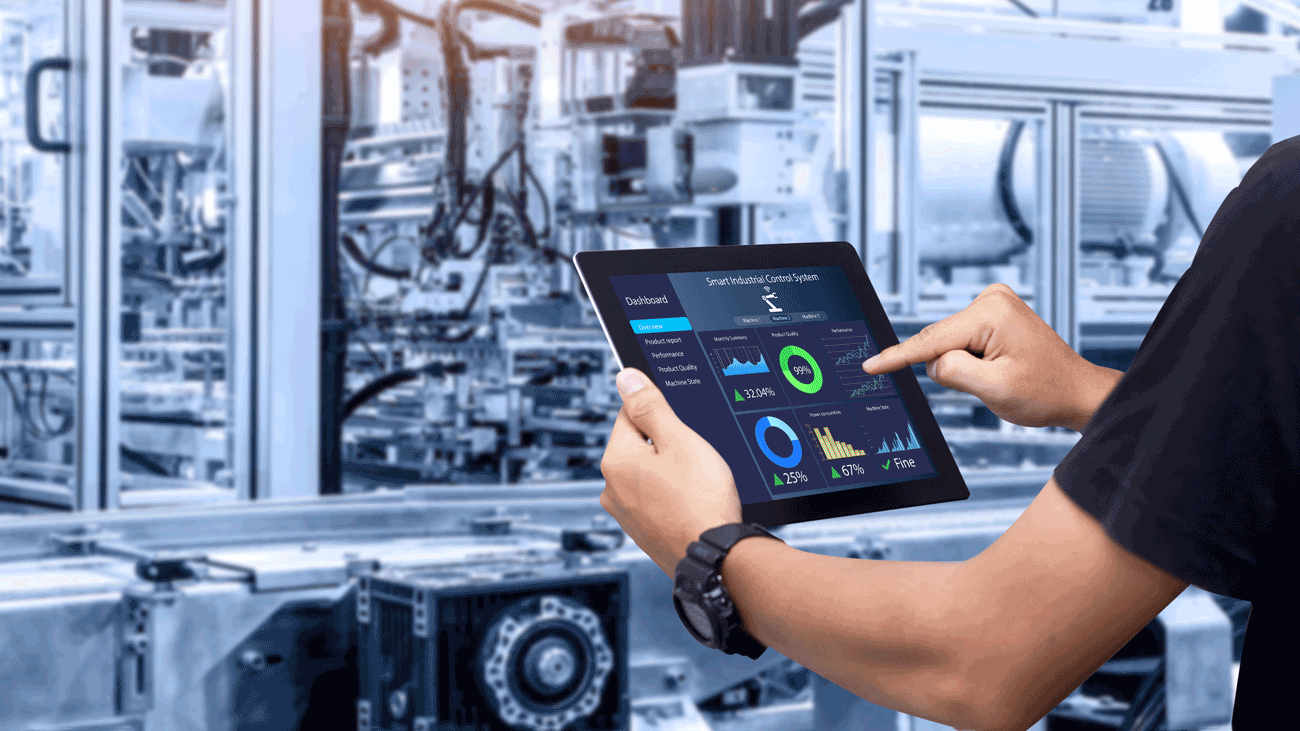 Manufacturing process optimization dashboard